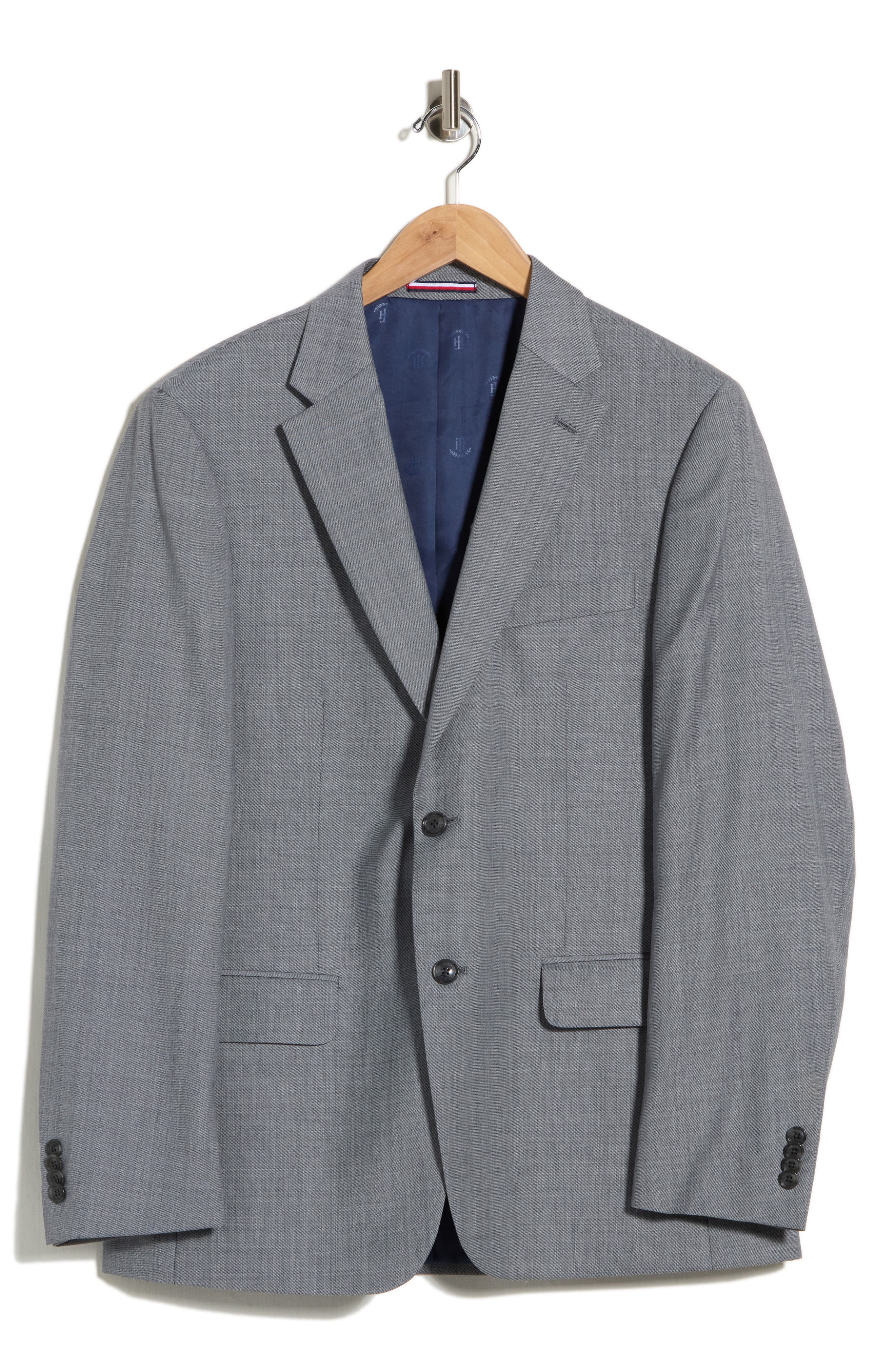 Two-Button Wool Blend Sport Coat