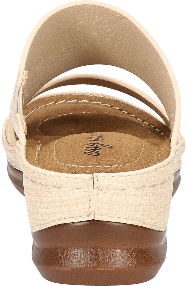 EASY STREET Larrain Wedge Slide Sandal, Alternate, color, Natural Woven
