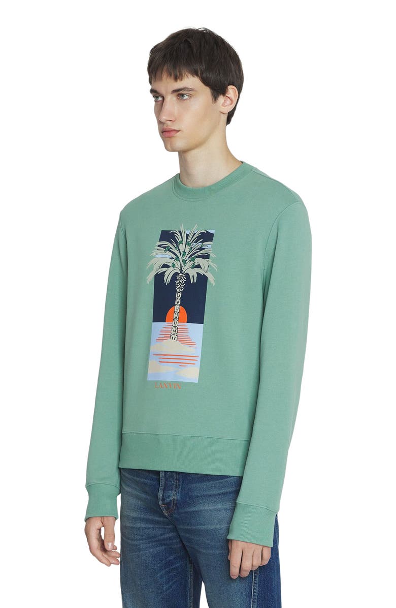 Lanvin PRINTED SWEATSHIRT, Alternate, color, 