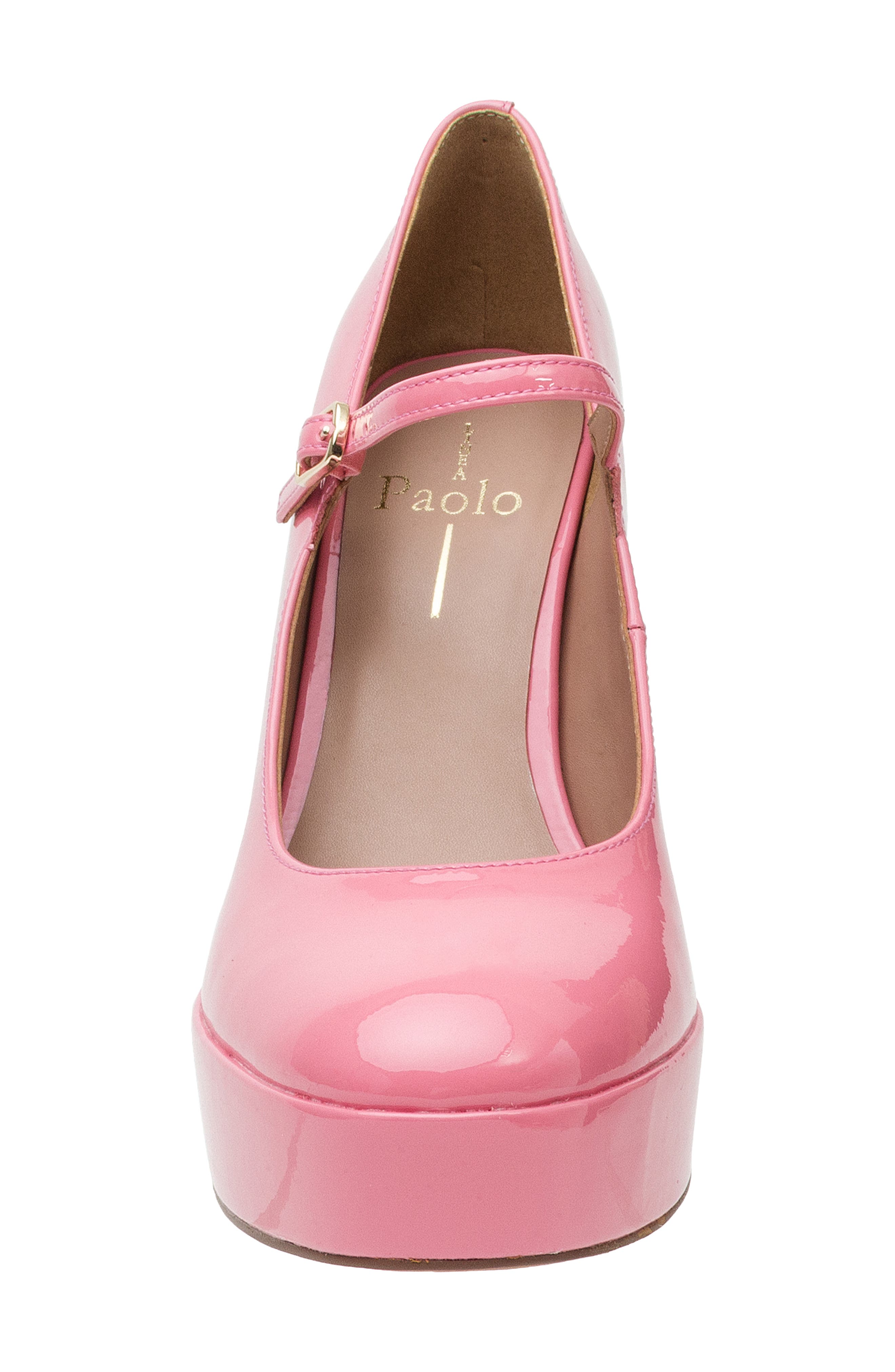Linea Paolo Isadora Mary Jane Platform Pump, Alternate, color, Pink