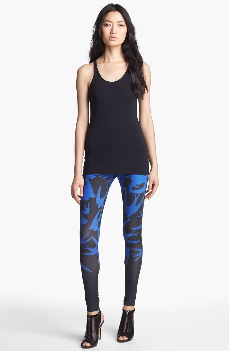 MCQ by Alexander McQueen Print Leggings, Alternate, color, 