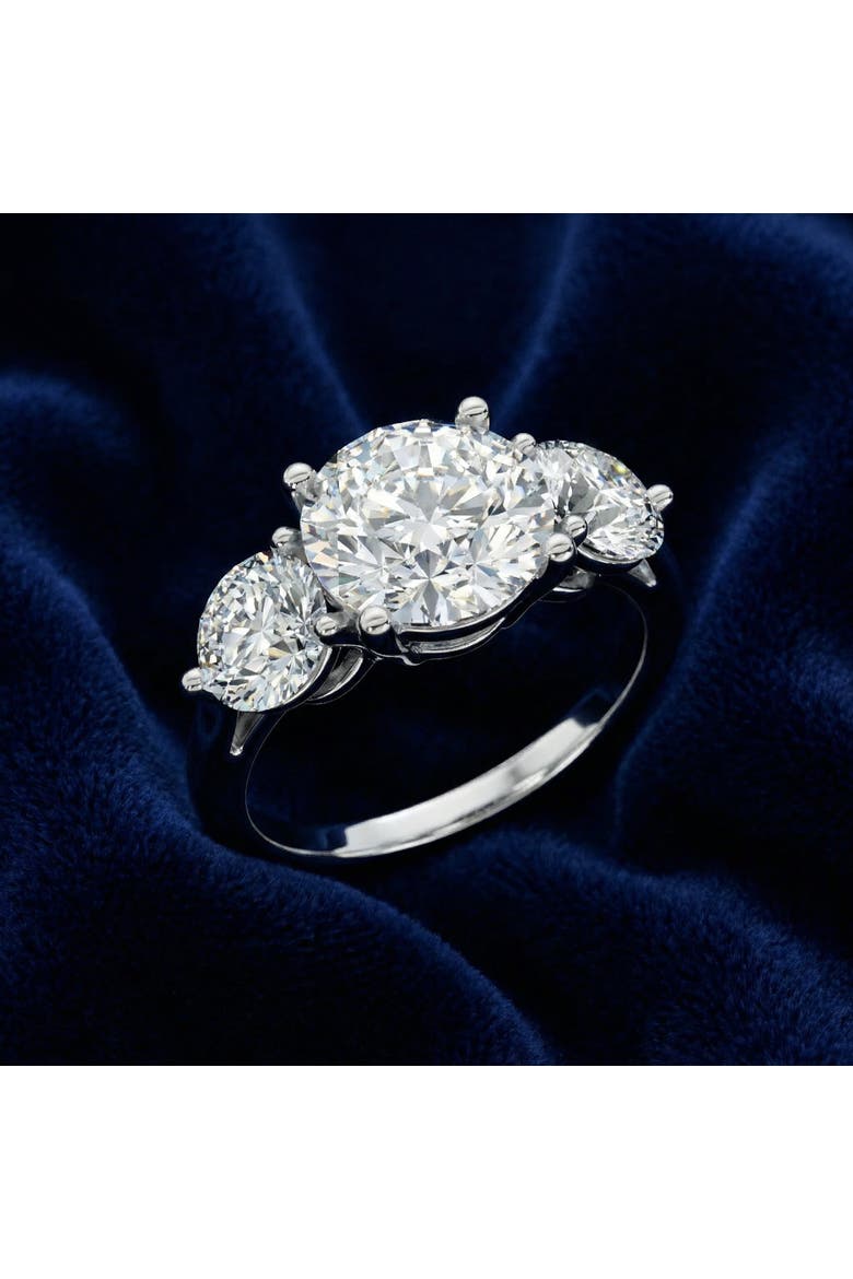 Certified 3 1/2Ct Diamond Engagement Ring Lab Grown, Alternate, color, 14k Yellow Gold