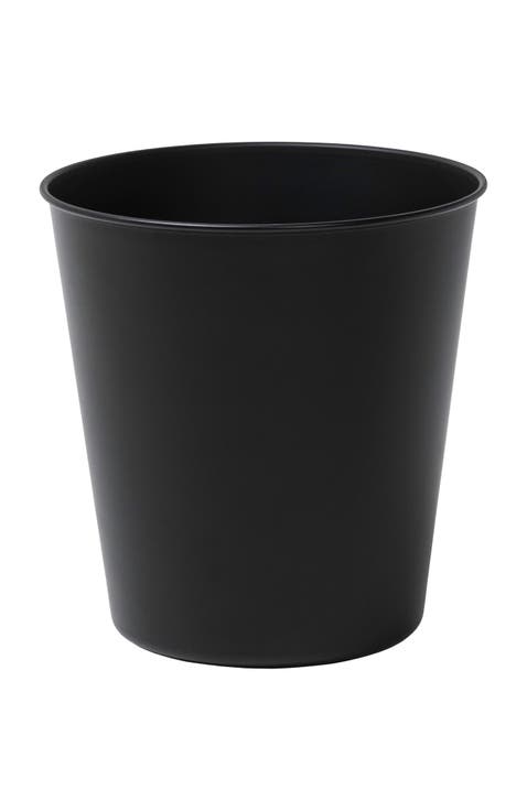 Nolan Modern Classic Smooth Steel 2-Gallon Wastebasket