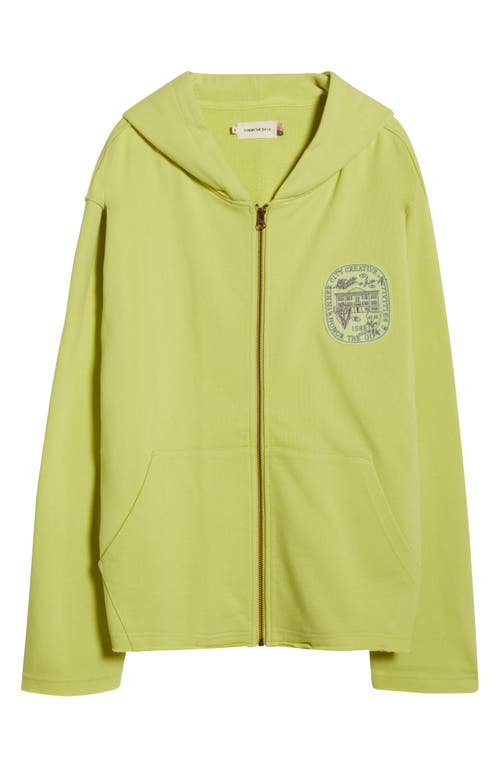 Honor The Gift Art Institute Patch Zip Hoodie In Green