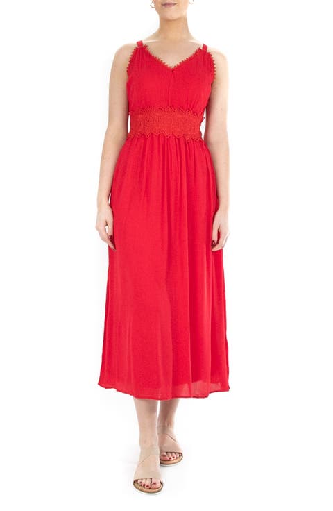 nordstrom rack red dresses Women's Red Wedding Guest Dresses