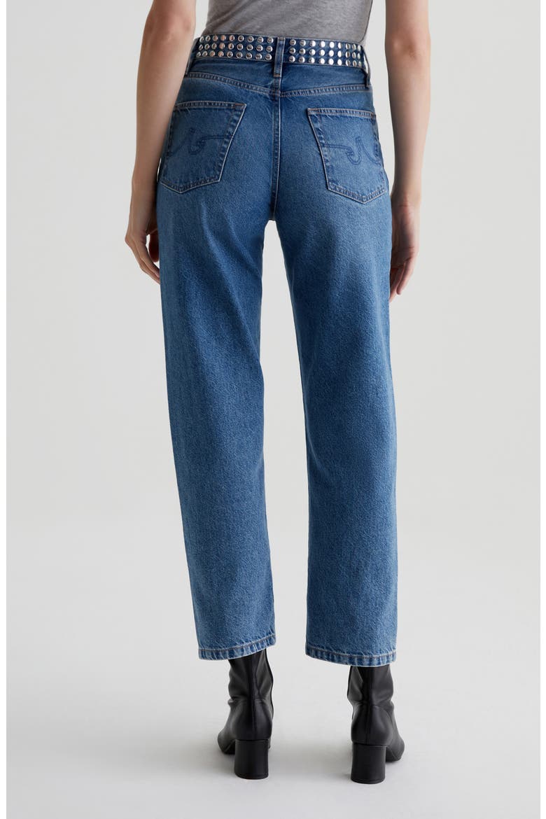 Rian Super High Waist Straight Leg Jeans, Alternate, color, ANGELENO
