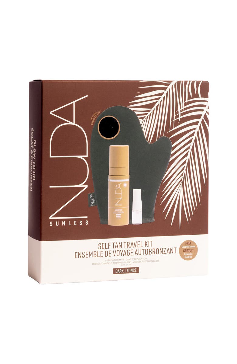 Nuda Self Tan Travel Kit, Main, color, NO COLOR