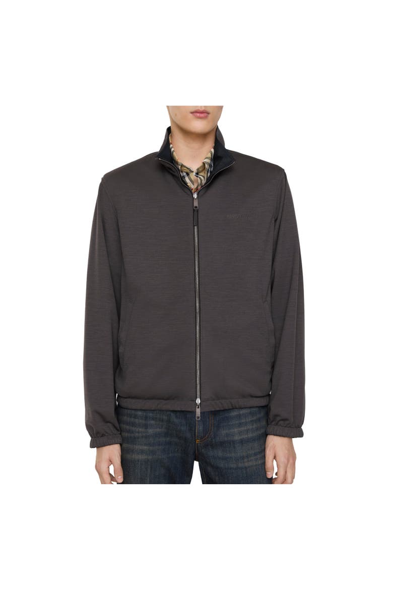 Reversible Cotton Harrington Jacket, Alternate, color, Navy