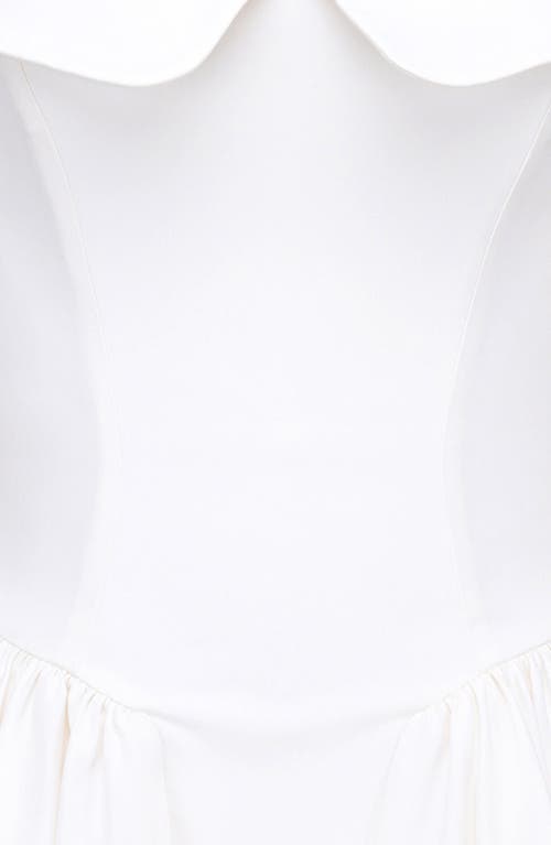 House Of Cb Elida Off The Shoulder Minidress In White