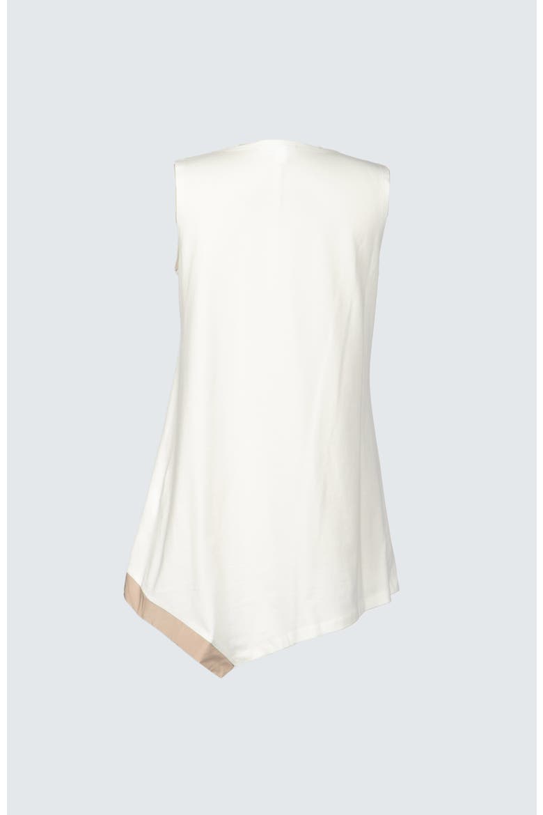 Harmony Cotton Jersey Top, Alternate, color, Ecru