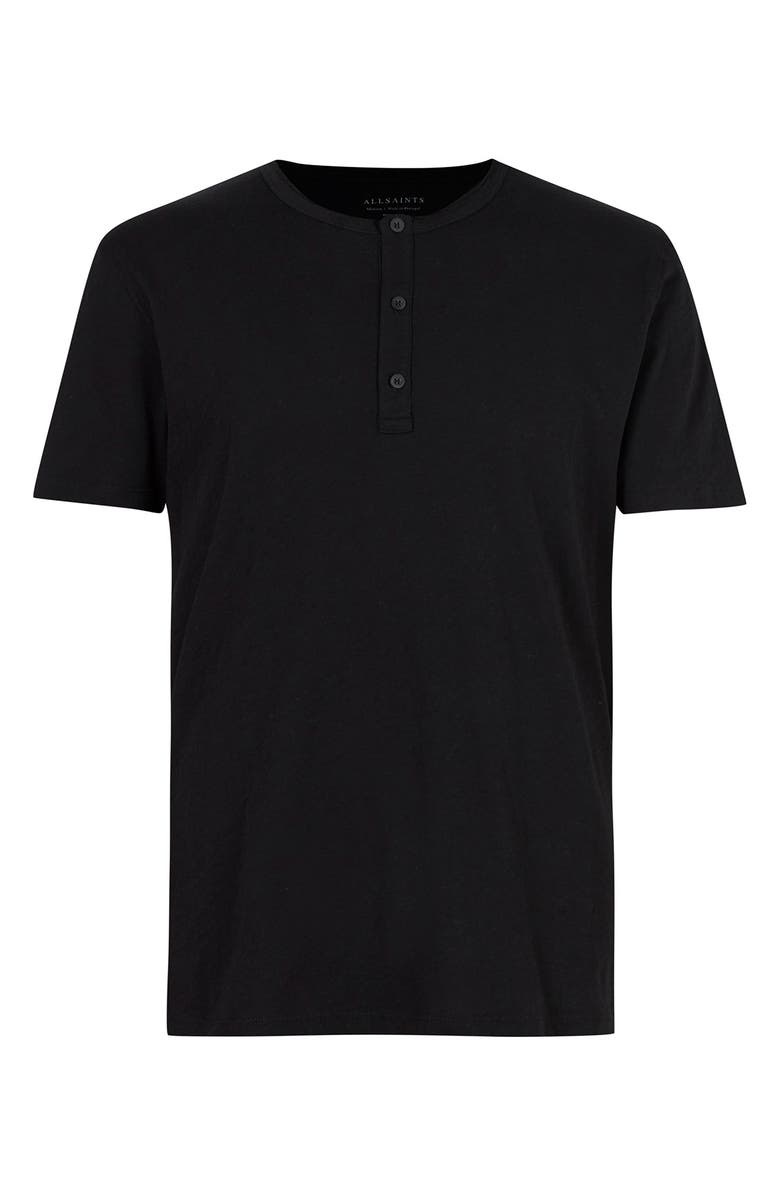 AllSaints Figure Short Sleeve Henley, Alternate, color,