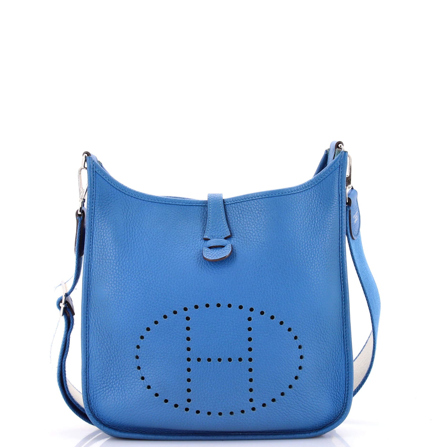 Pre-Owned Hermes Evelyne Bag Gen III Clemence PM, Main, color, 