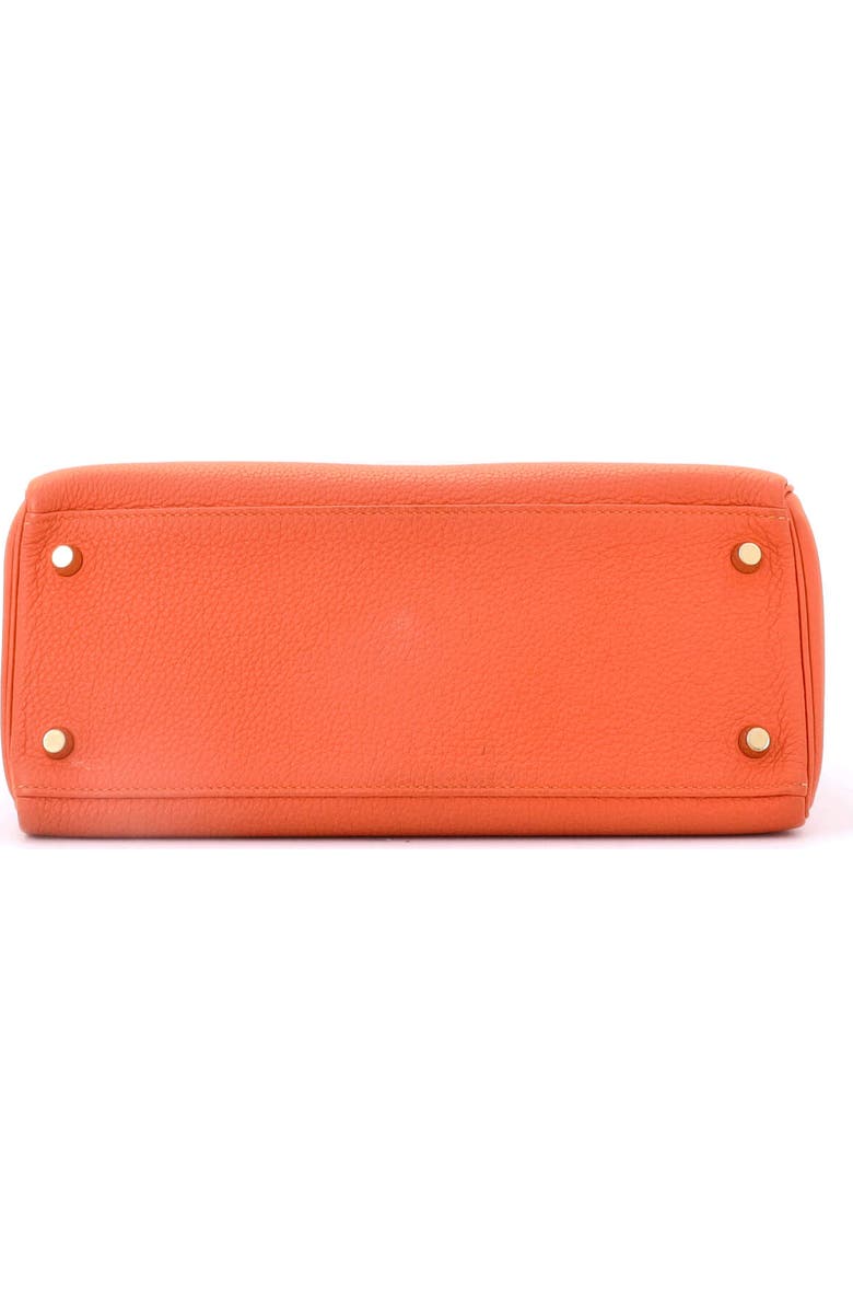 Pre-Owned Hermes Kelly Handbag Orange Togo with Gold Hardware 28, Alternate, color, Feu