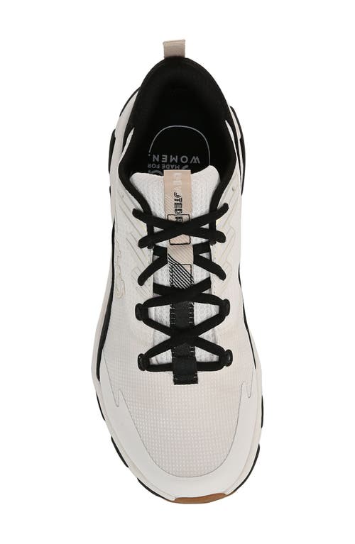 Ryka Rykä Devoted Rs Walking Sneaker In White Black