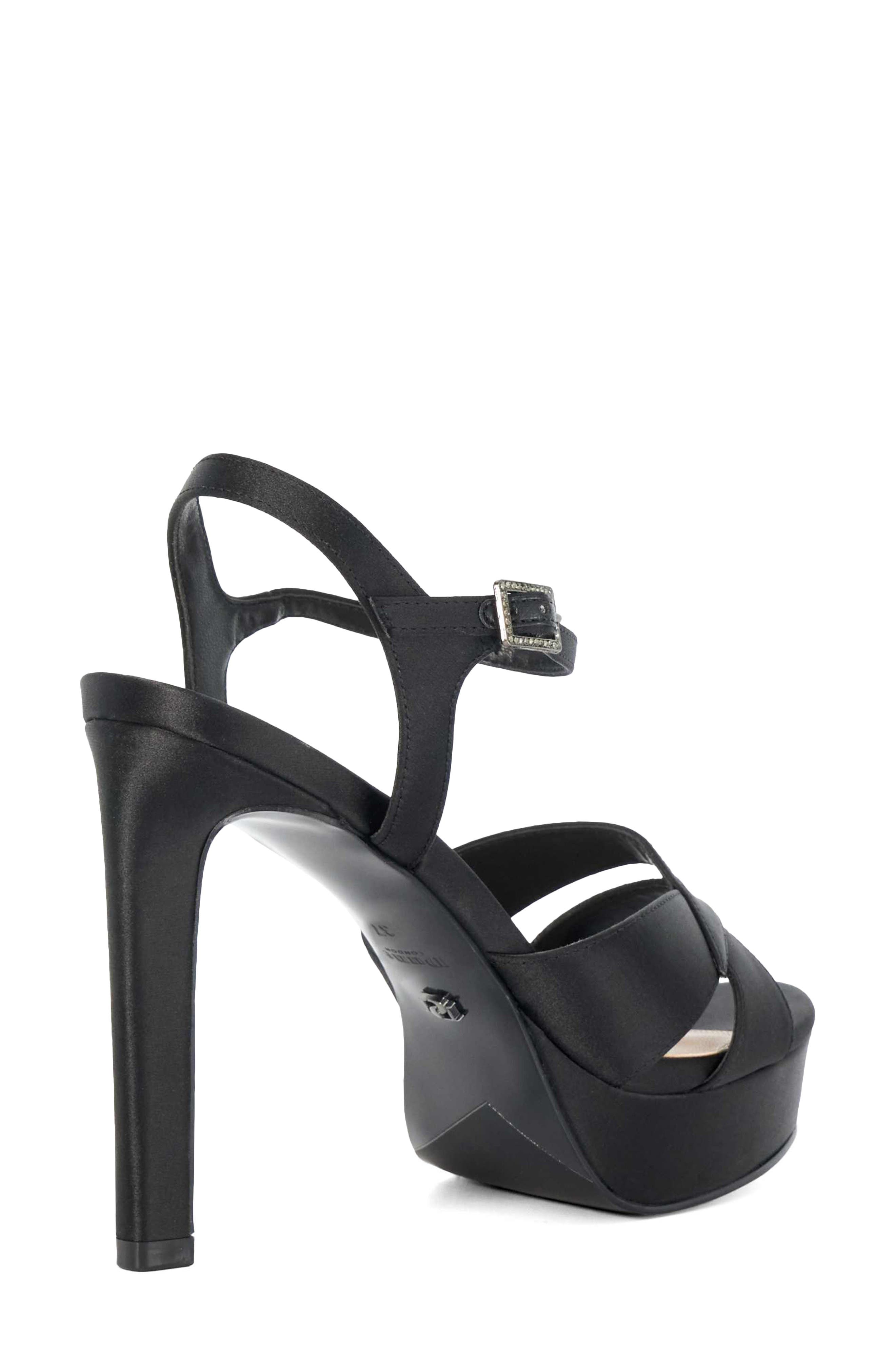 Mayve Platform Sandal, Alternate, color, BLACK