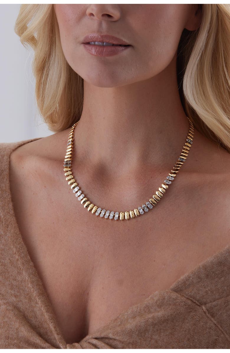 Sara Weinstock Taj Diamond Collar Necklace, Alternate, color, 