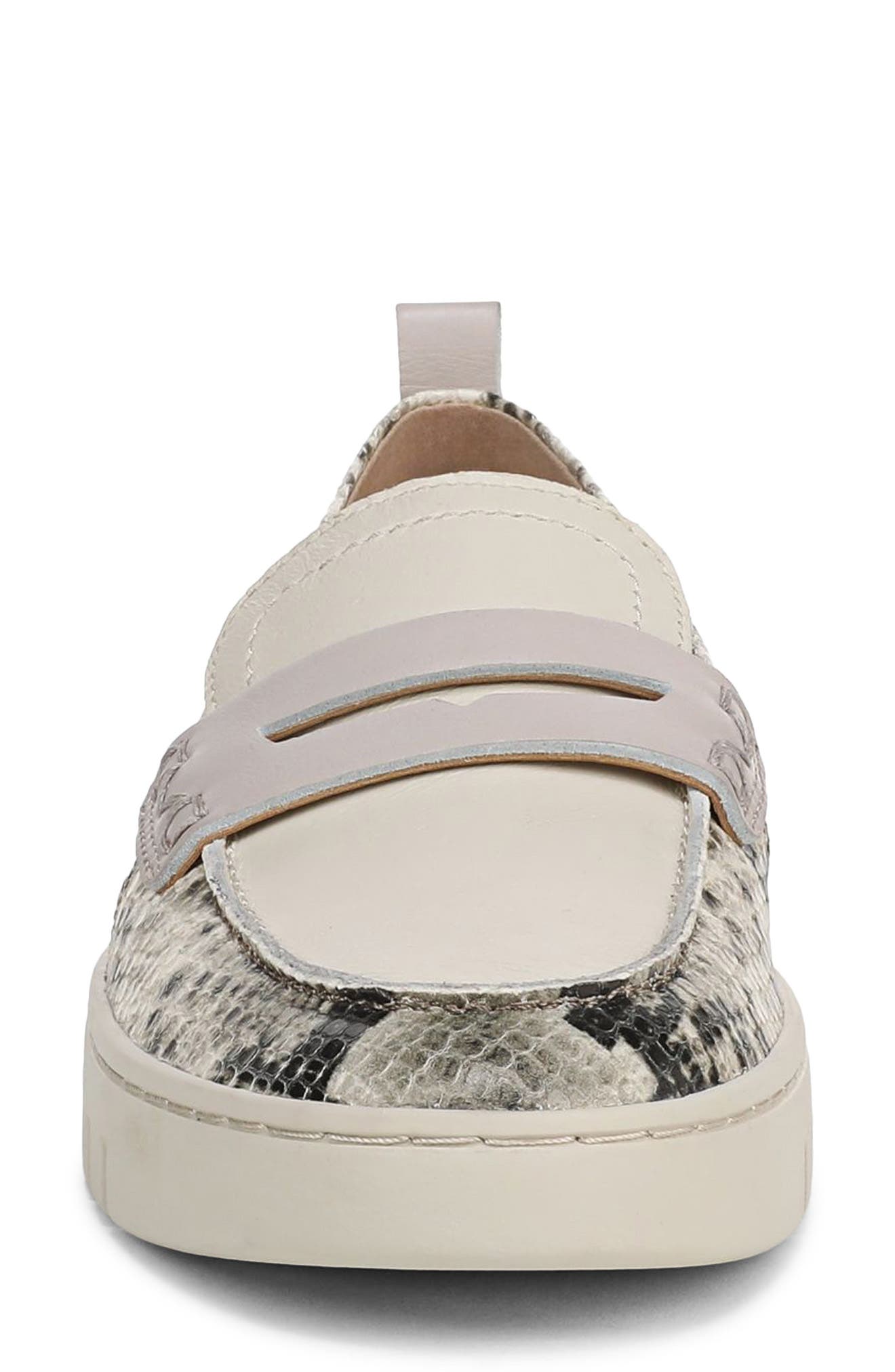 Vionic Uptown Hybrid Penny Loafer, Alternate, color, Cream Snake