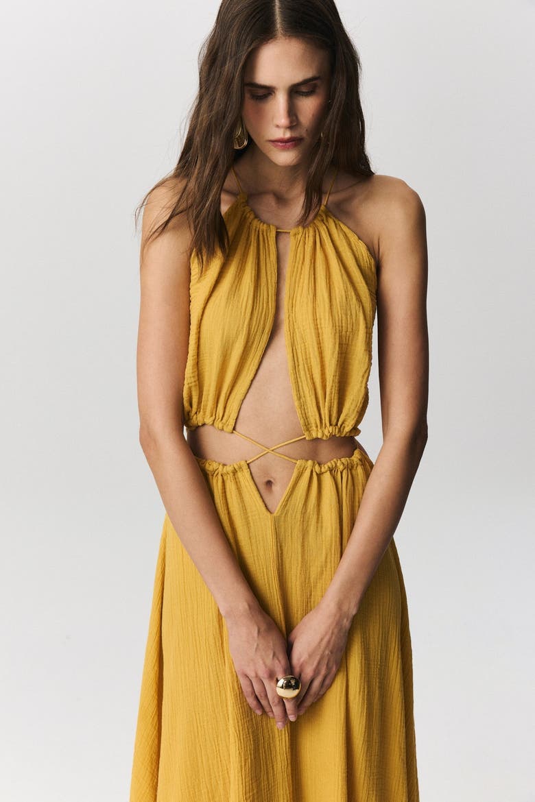 Brisa Dress, Alternate, color, Yellow