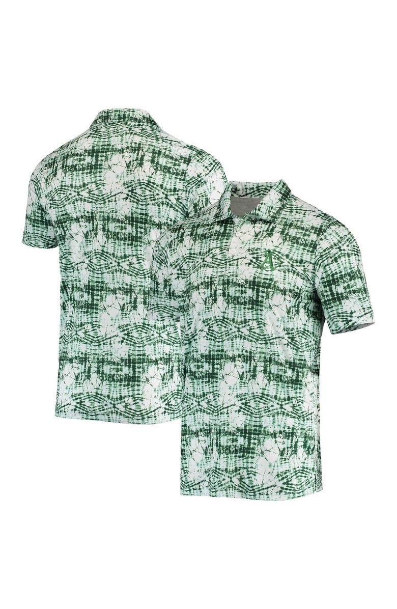 ANTIGUA Men's Antigua Green Oakland Athletics Vivid Polo, Main, color, Green