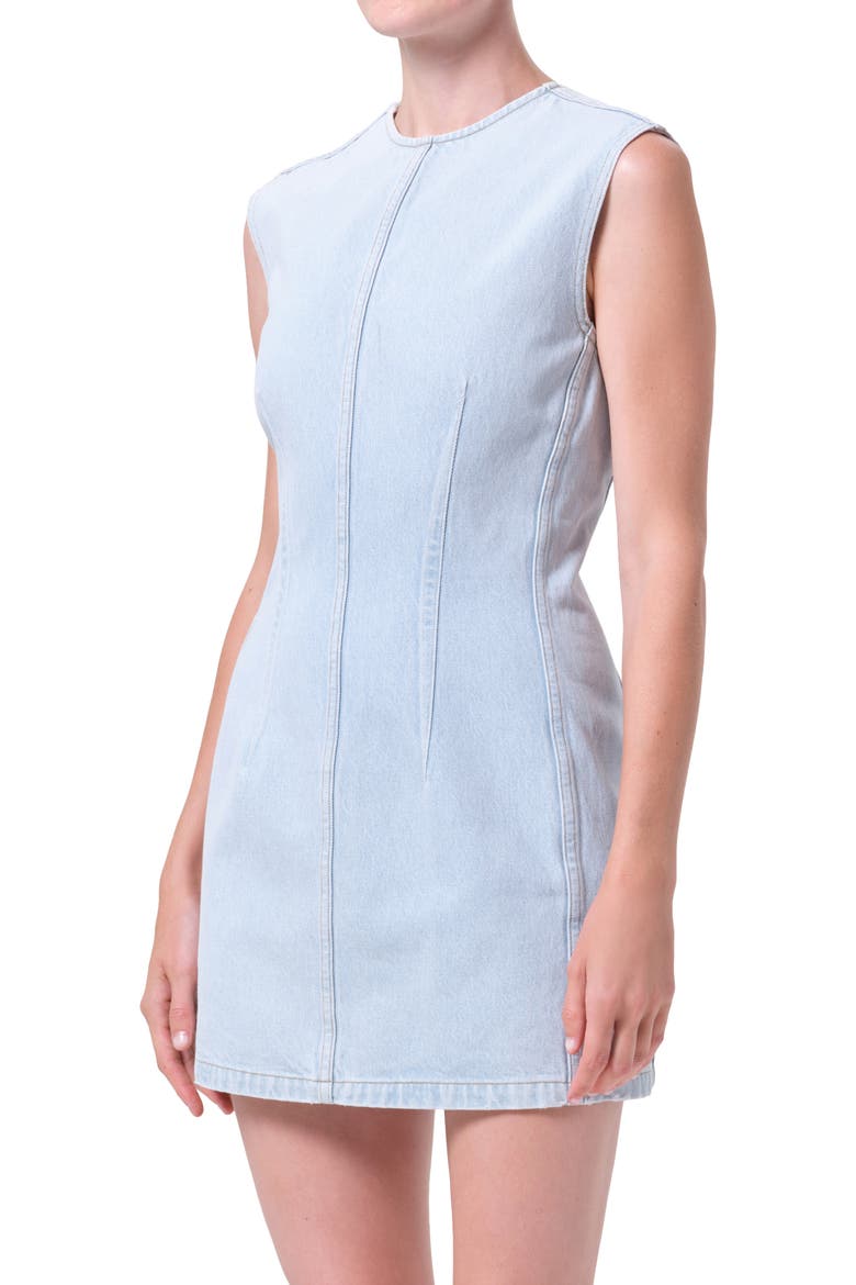 Barton Denim Sheath Minidress, Alternate, color, SELECT (LIGHT FADED IND)
