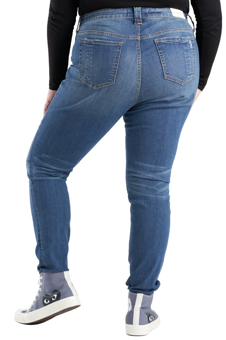 High Waist Skinny Jeans, Alternate, color, KINLEY