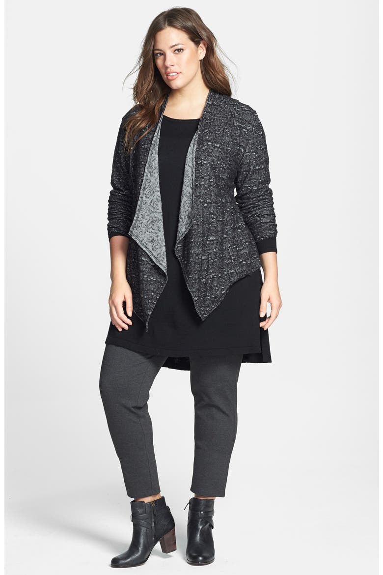 Ballet Neck Tunic, Alternate, color, BLACK