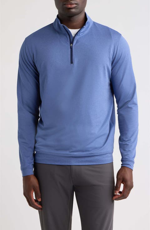 Perth Mélange Performance Quarter-Zip Pullover