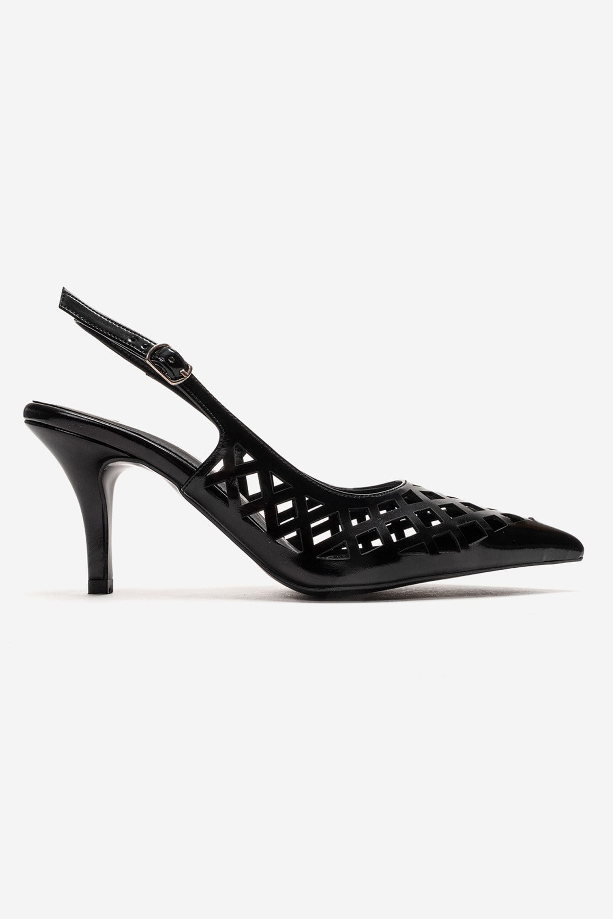 Prologue Shoes Jever Stiletto Pump, Alternate, color, Black