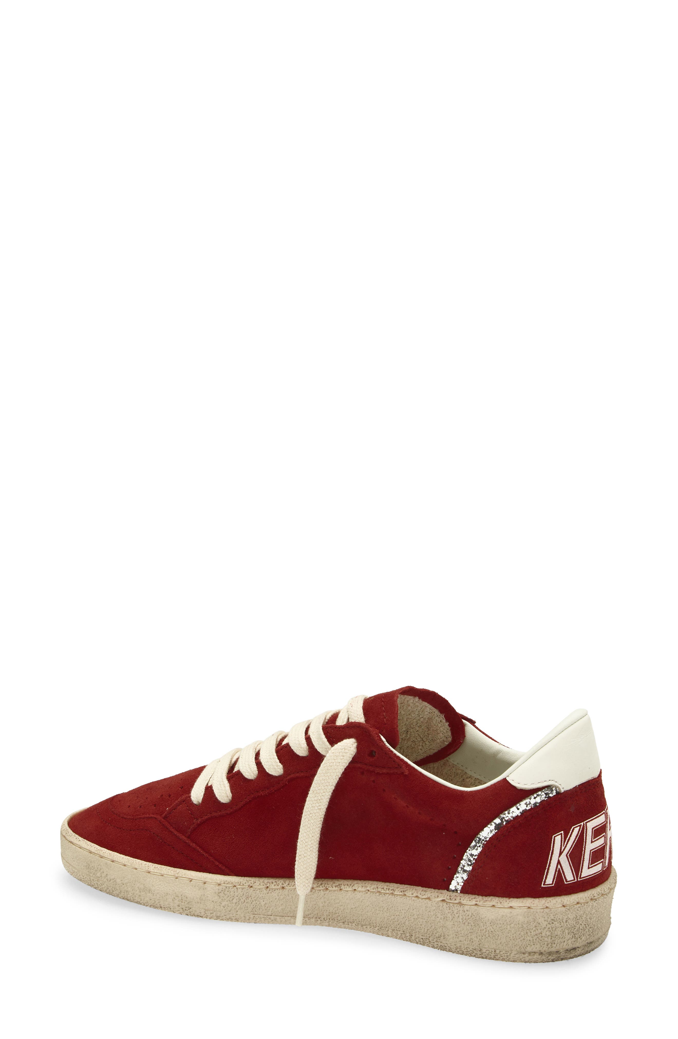 Golden Goose Ball Star Low Top Sneaker, Alternate, color, Red/ White