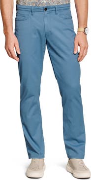 Johnston & Murphy Straight Leg Stretch Cotton 5-Pocket Pants