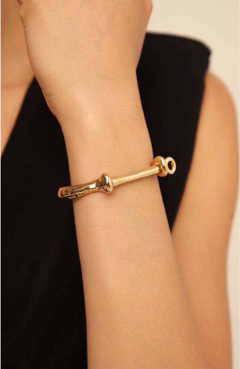 UNODE50 Minimalist Bangle Bracelet, Alternate, color, Gold