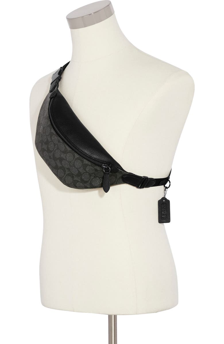 COACH Charter Signature Belt Bag, Alternate, color,