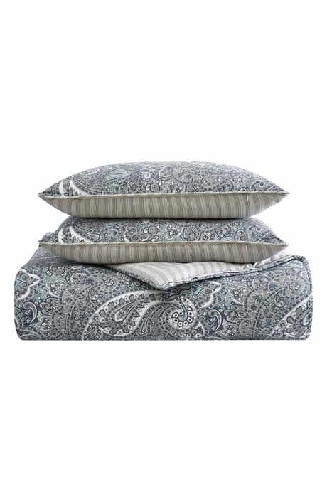 STONE COTTAGE Lancaster Reversible Cotton Sateen Comforter & Sham Set