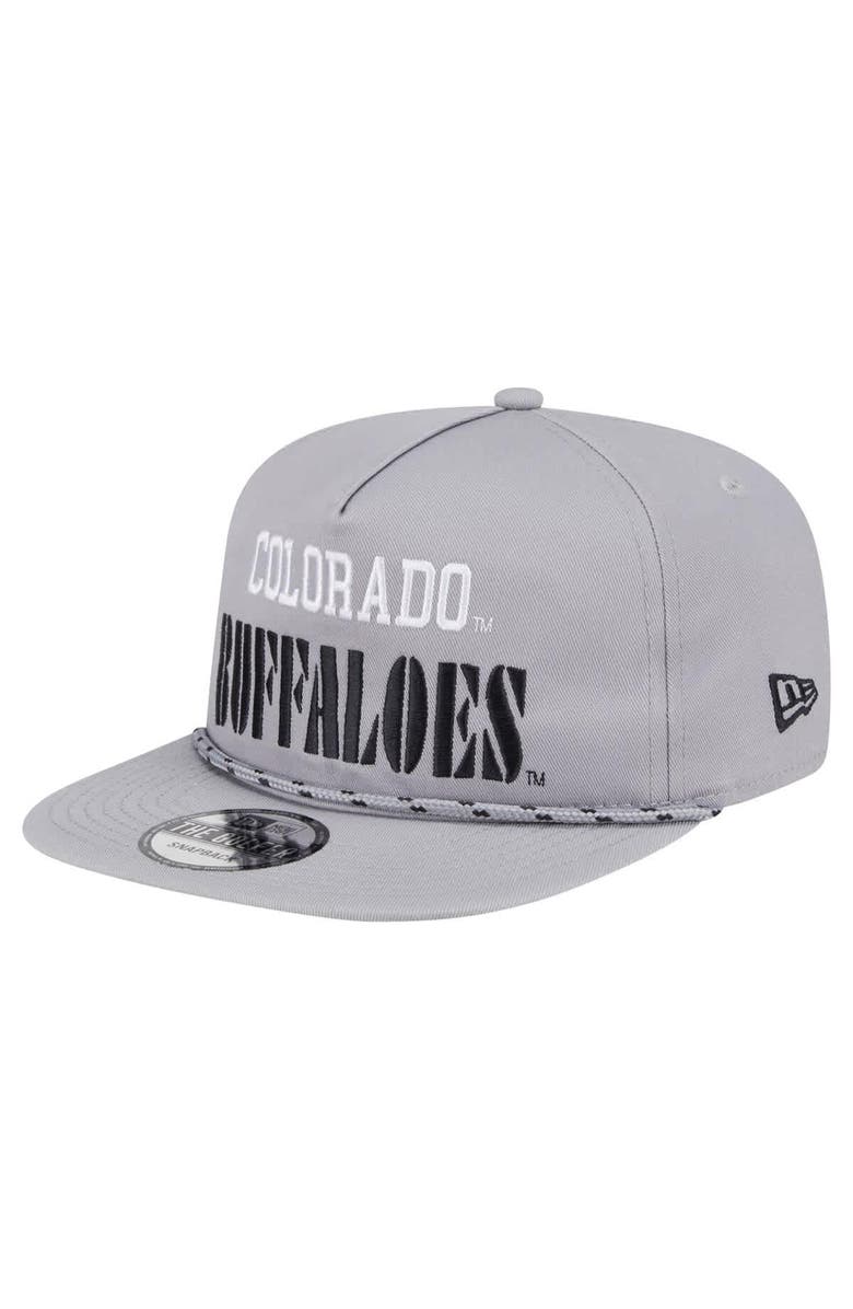 New Era Men's New Era Gray Colorado Buffaloes Golfer Vintage Adjustable Hat, Alternate, color, Gray