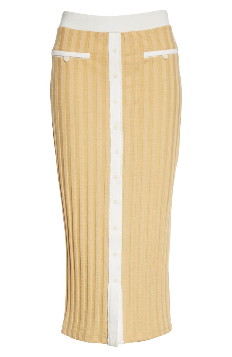 Jonathan Simkhai Standard Izzie Ribbed Skirt, Alternate, color, 