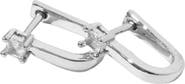 MIRANDA FRYE Valentina Cubic Zirconia Huggie Hoop Earrings