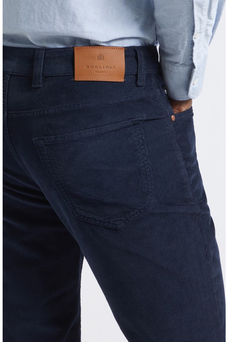 Five-Pocket Stretch Corduroy Pants, Alternate, color, NAVY