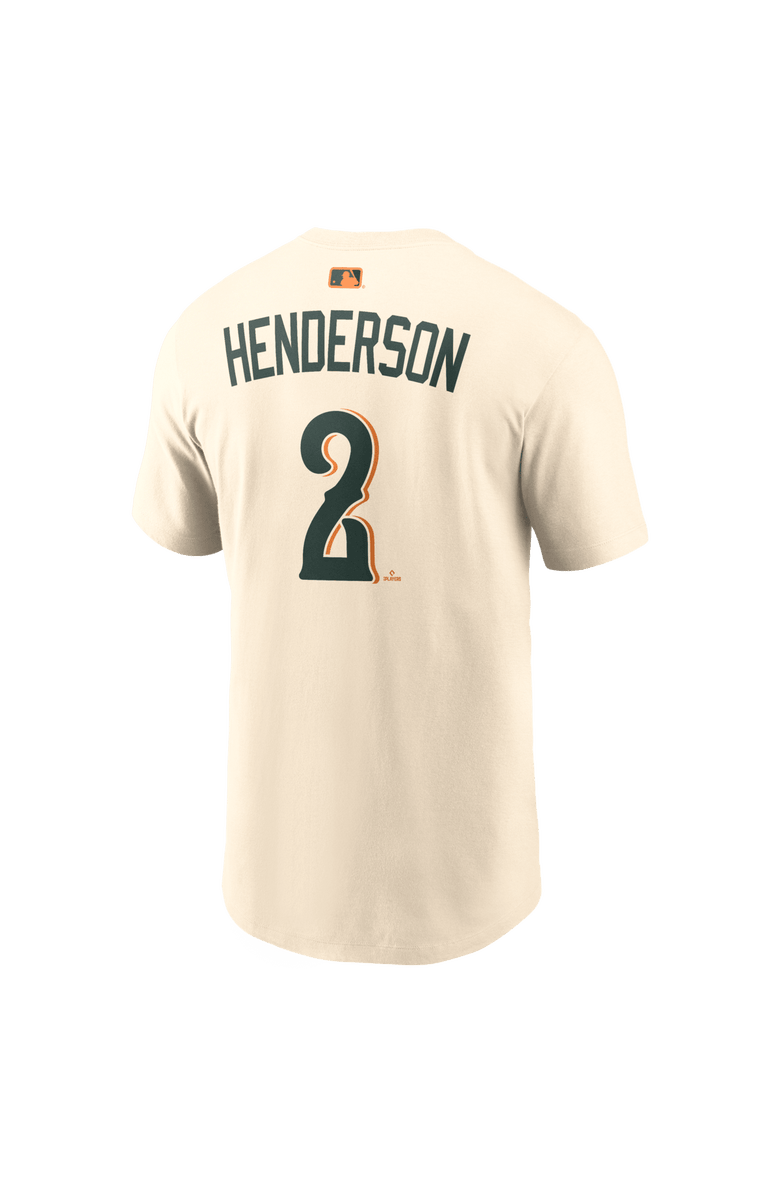 Nike Men's Nike Gunnar Henderson Cream Baltimore Orioles 2026 City Connect Name & Number T-Shirt, Alternate, color, Cream