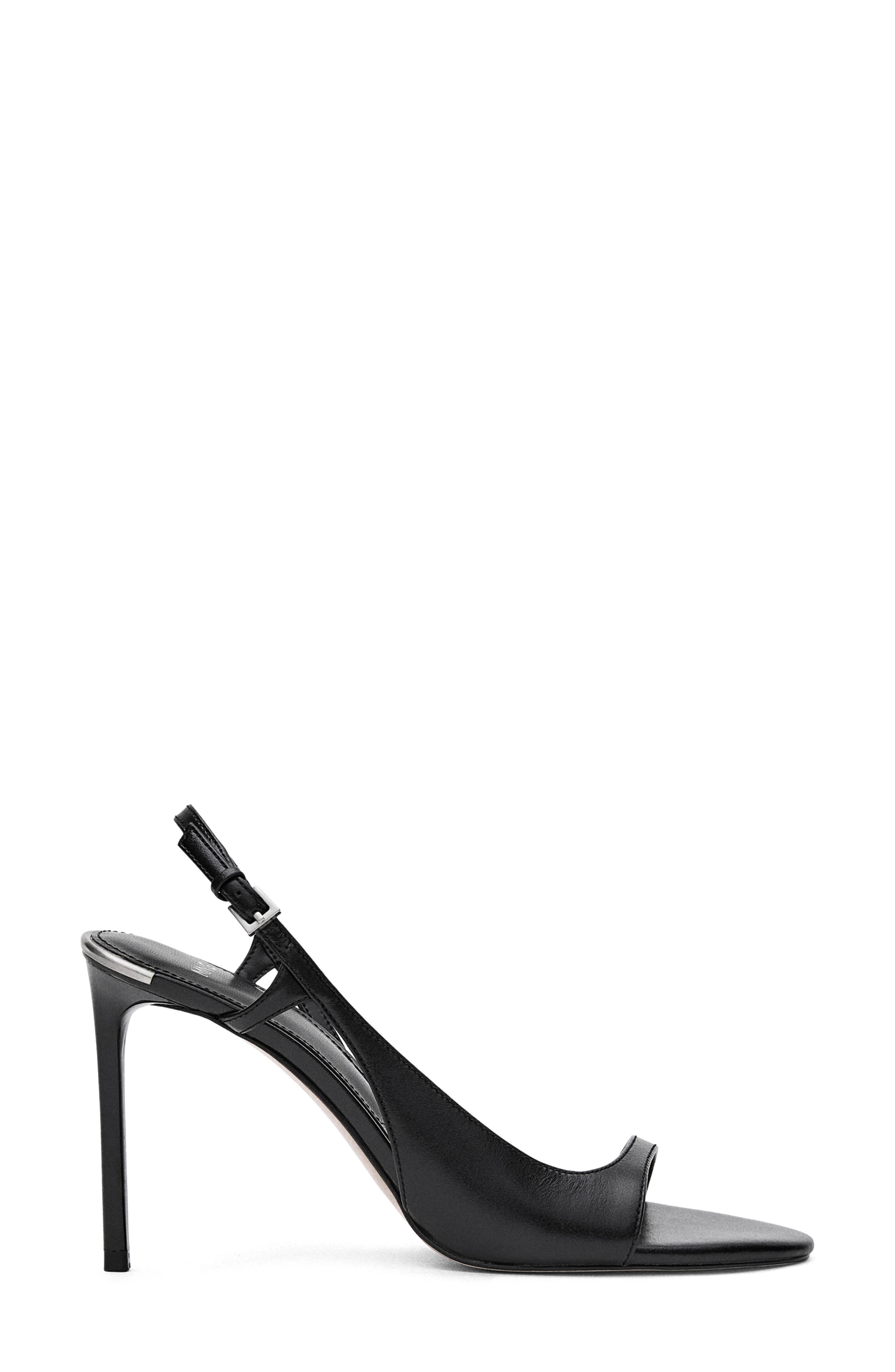 MANGO Asymmetric Ankle Strap Sandal, Alternate, color, 