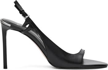 Asymmetric Ankle Strap Sandal
