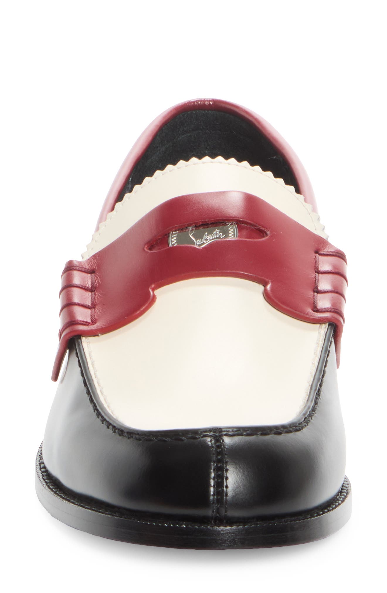 The Plato Leather Loafer, Alternate, color, CM47 VERSION BLACK