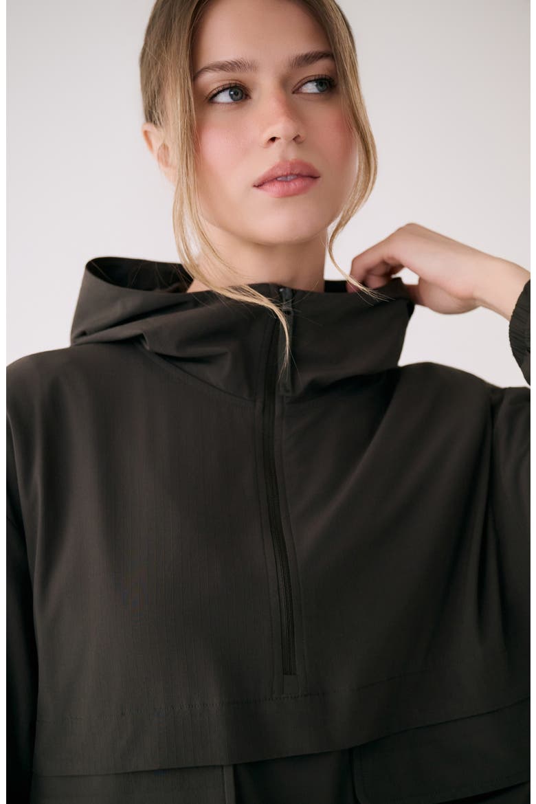 Sofia Water Repellent Pullover Jacket, Alternate, color, OLIVE