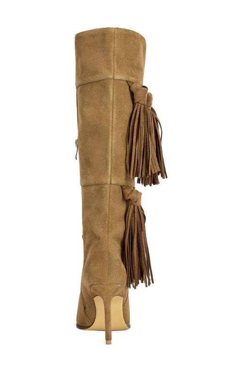 Azalea Wang Cabrera Knee High Boot In Tan