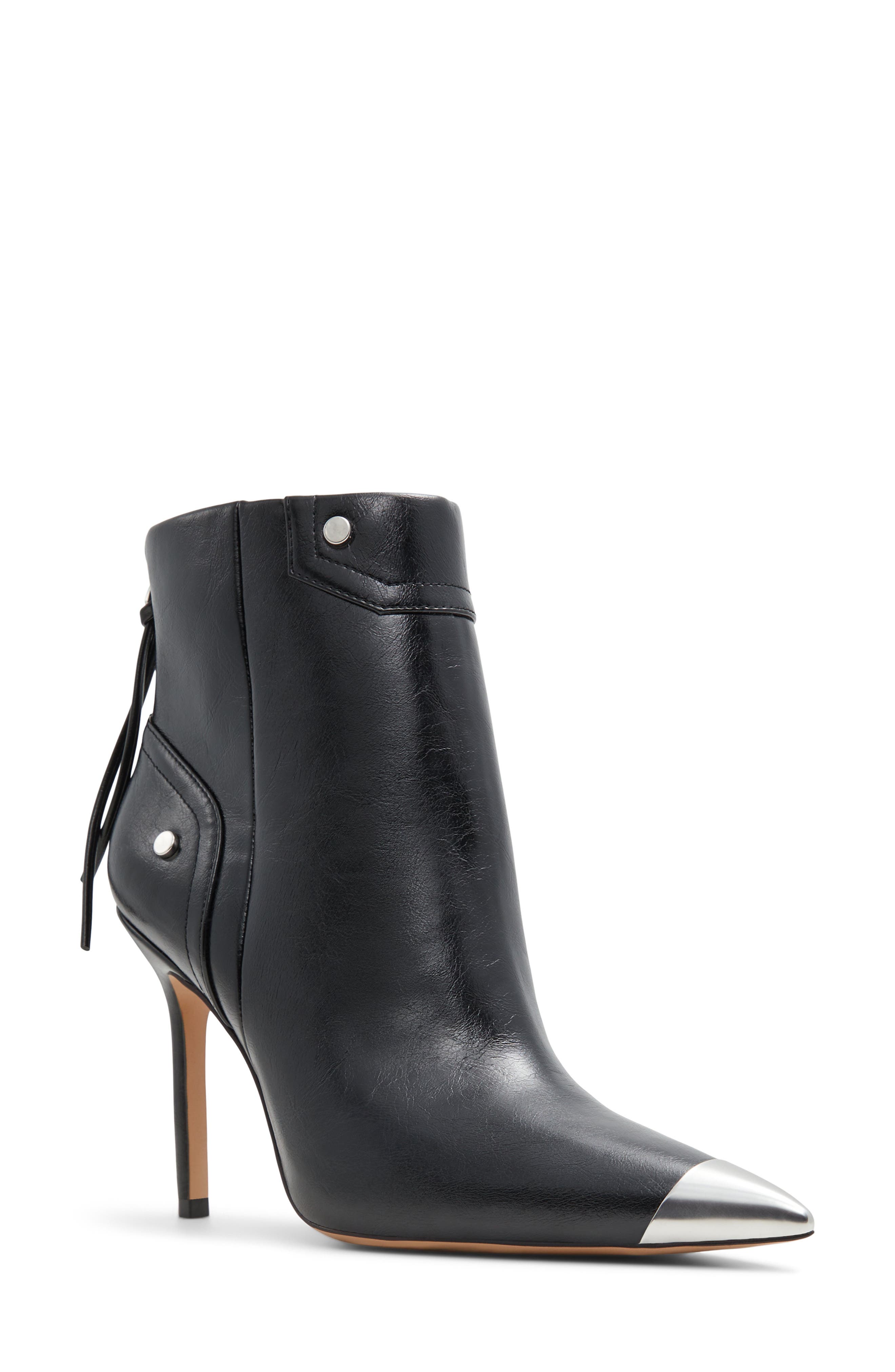 ALDO Nilita Pointed Cap Toe Bootie, Main, color, 