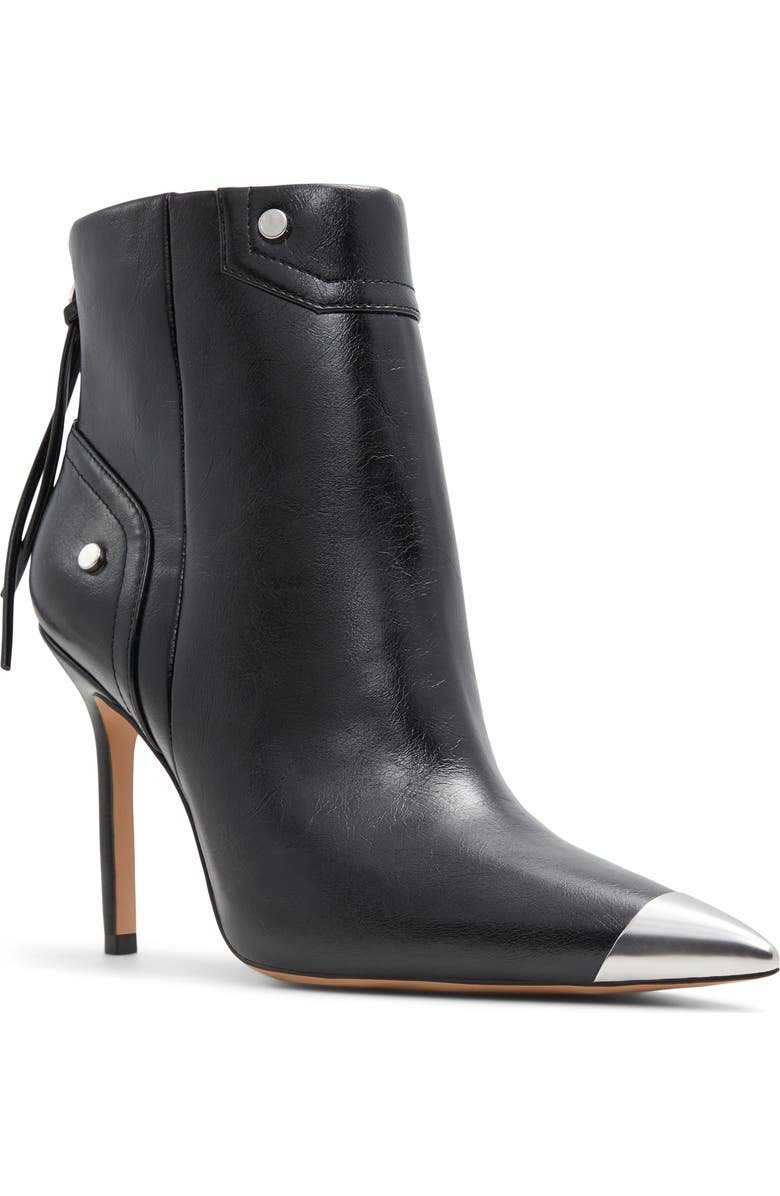 ALDO Nilita Pointed Cap Toe Bootie, Main, color,