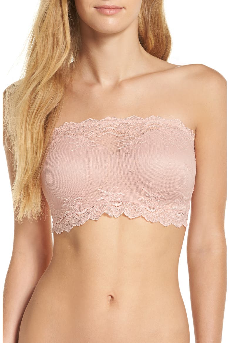 Undie-Tectable Bandeau Bra, Main, color, VINTAGE ROSE
