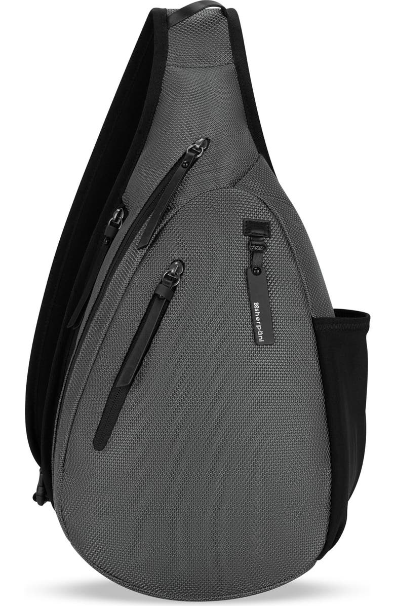 Sherpani Esprit Anti Theft RFID Protection Sling Bag, Fits 10'' Tablet, Sakura, Main, color, Granite
