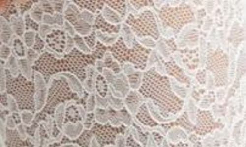 Valentino Garavani Floral Lace Tights In White