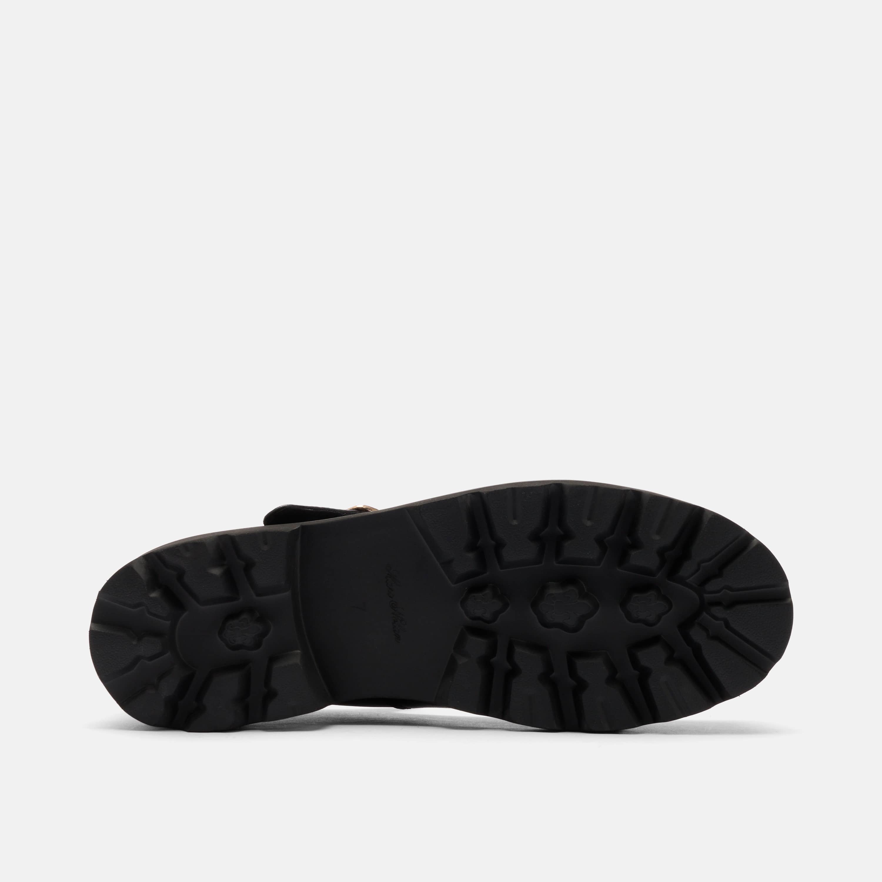 Lennox Lug Mary Jane Loafer, Alternate, color, Black