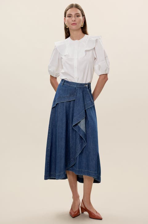 Edith Denim Skirt